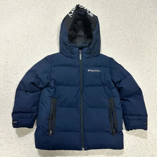 디스커버리 아동 키즈 네이비 패딩 점퍼 120