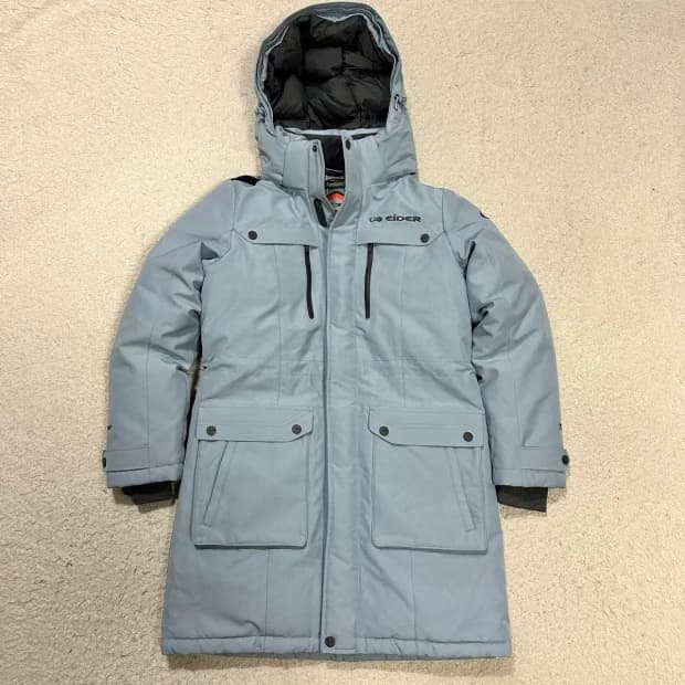 아이더 고어윈드스토퍼 롱패딩 여성 s