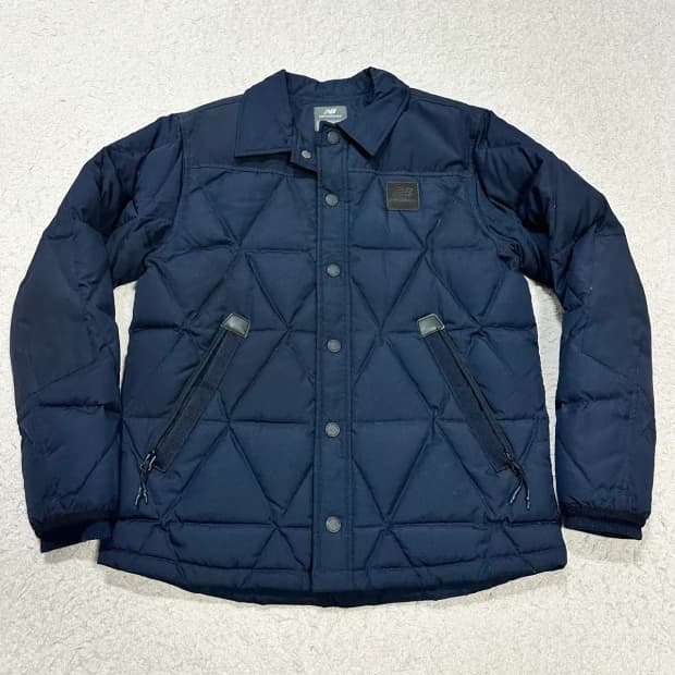 뉴발란스 네이비 퀼팅 점퍼 자켓 m 95