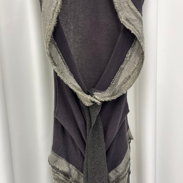 WUQUYU draped knit vest top