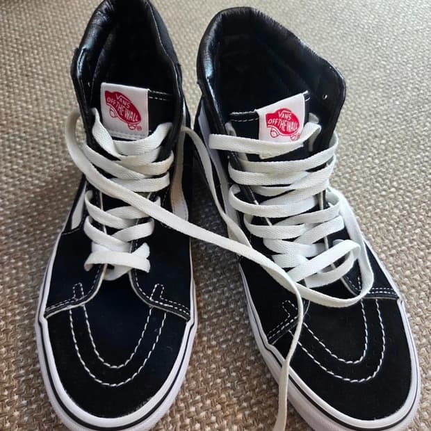 반스 스케이트 하이 블랙 270