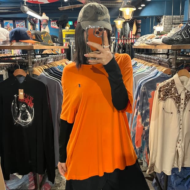 POLO 폴로 자수 반팔 티셔츠