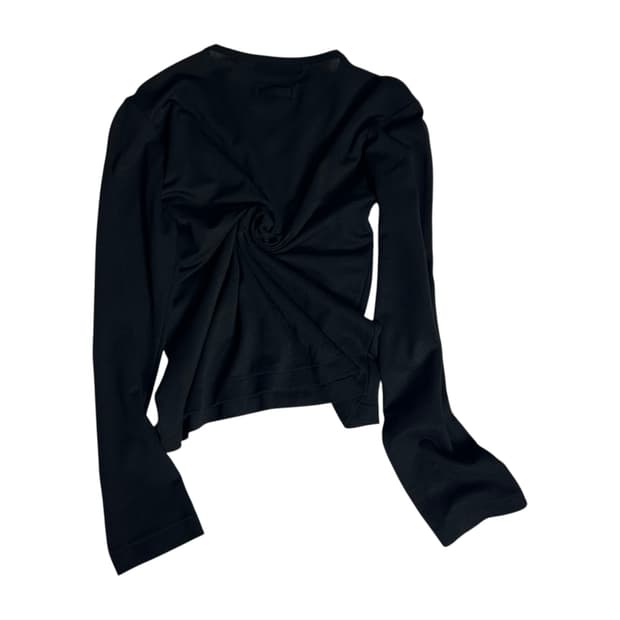 [Jean Paul Gaultier] 장폴고티에 미니멀 브이넥 롱슬리브