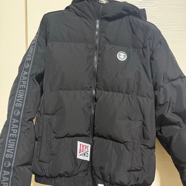 베이프 블랙 패딩