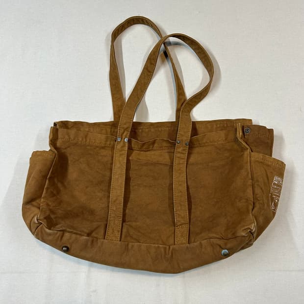 Kapital 캐피탈 더플 헤비 캔버스 토트백 숄더백