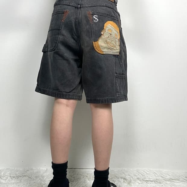 90s Godbody 올드스쿨 피어싱 맨 카펜터 반바지
