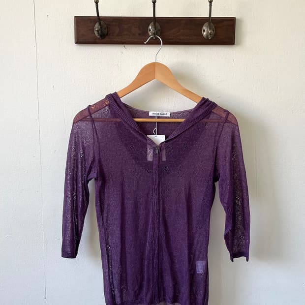 LAISSE PASSE 실루엣 후드집업