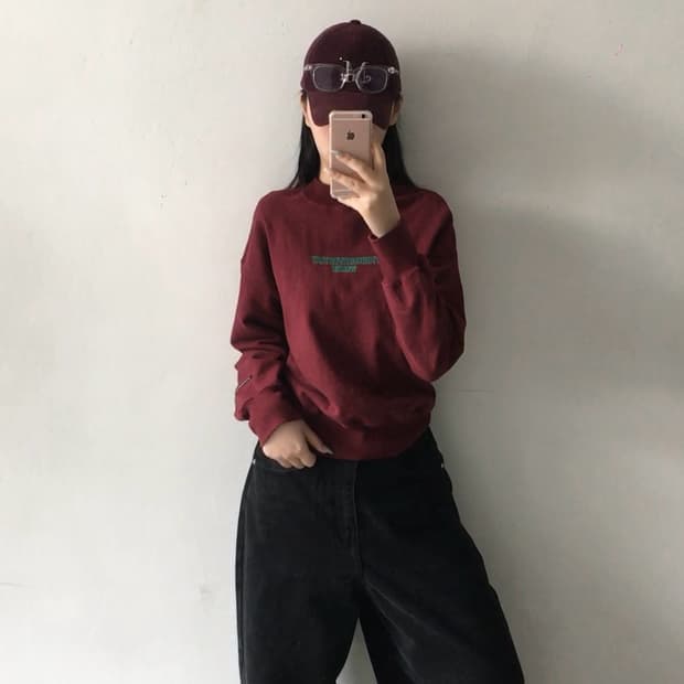 디스이즈네버댓 프린팅 맨투맨