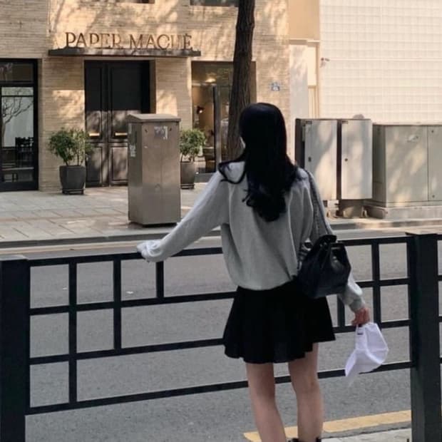 웨어웨더 모드니 스커트 블랙 XS (새상품, 택 O)