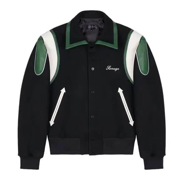 세비지 레이싱 바시티 자켓 M