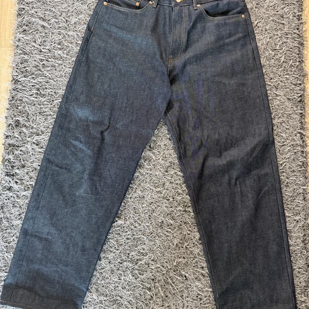 슈프림 배기 셀비지 진 리지드 인디고 - 25FW