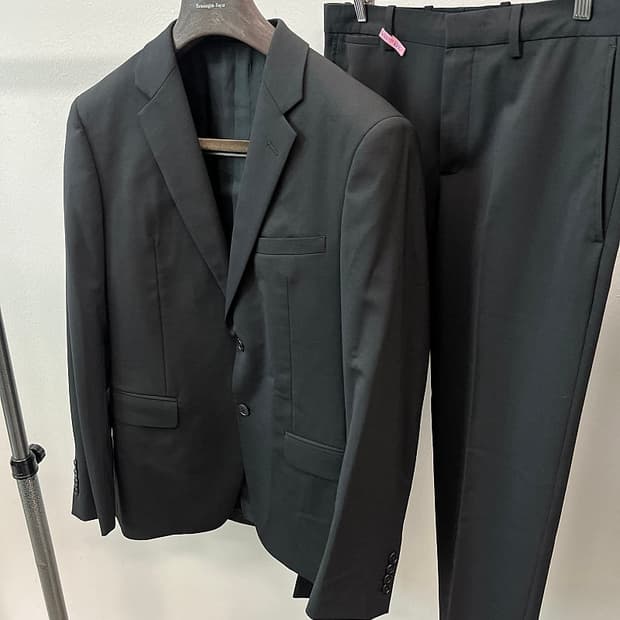 100,32) 띠어리 블랙 슈트 