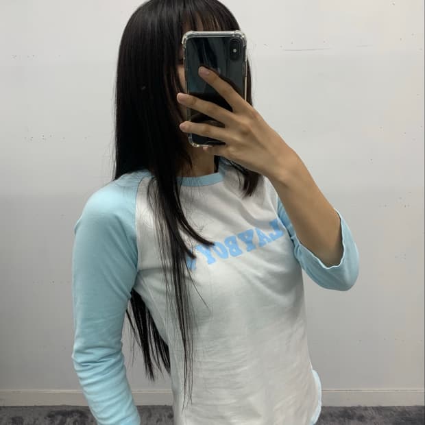 플레이보이 민트 7부 나그랑 티셔츠