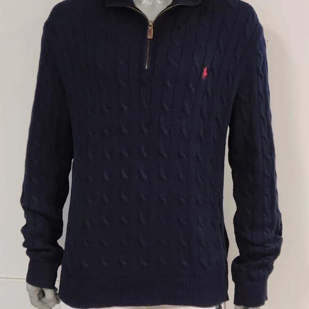 폴로 랄프로렌  신형 꽈배기 니트 집업 L (105추천해요)