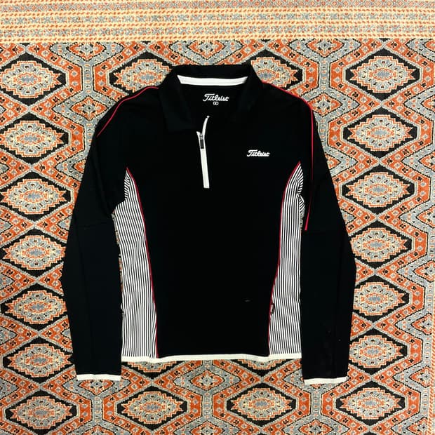 타이틀리스트 블랙 골프 티셔츠 여성M