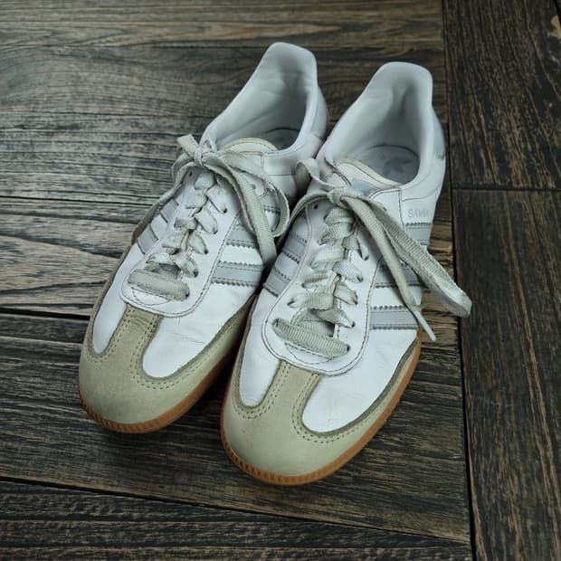 [아디다스] 삼바 화이트 그레이 M18174