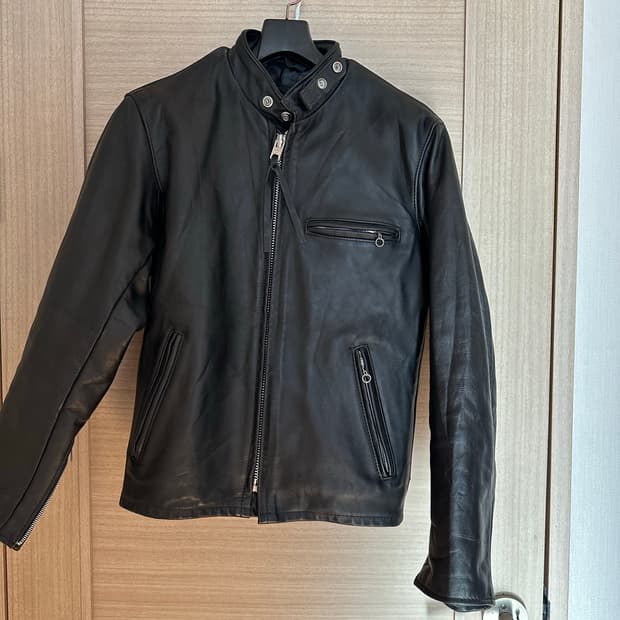 쇼트 nyc 641 싱글 라이더 자켓