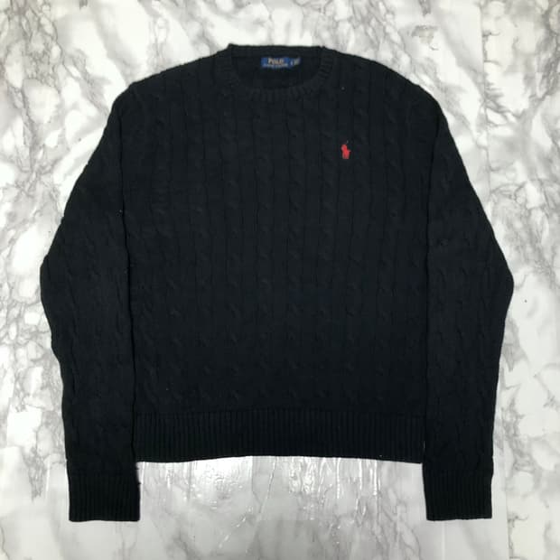폴로 랄프로렌 꽈배기 니트 상태굿 남성용
