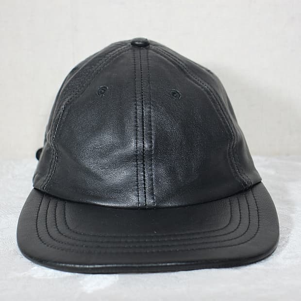 Vintage leather cap
