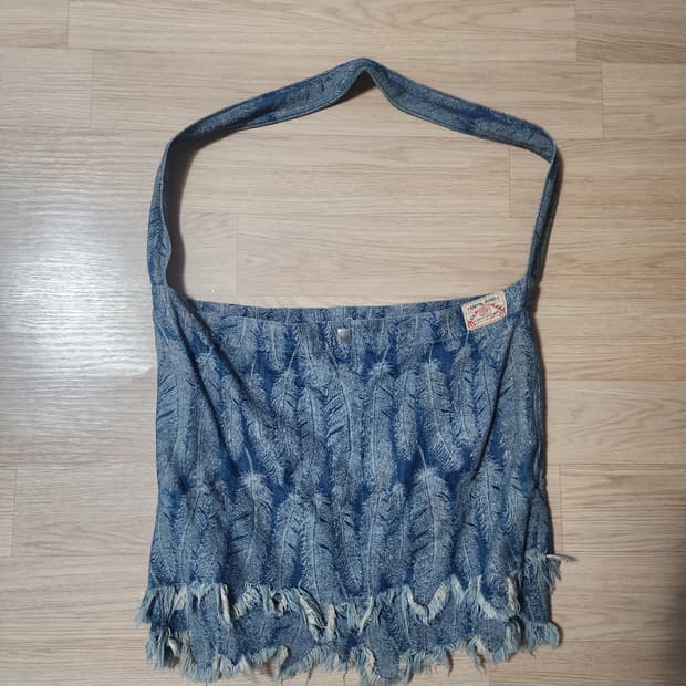 캐피탈 12oz 맥파이 데님 메디슨 백 라지 인디고