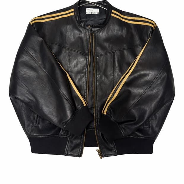 슈퍼서브 레더 점퍼 L