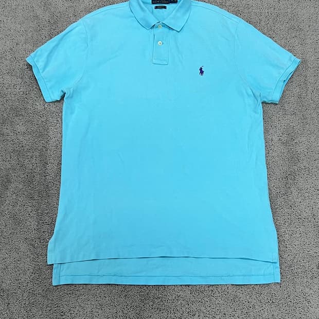 (L) 폴로랄프로렌 카라 티 스카이블루