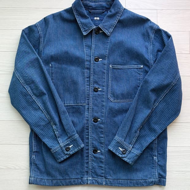 유니클로 워크웨어 히코리 자켓 L (103)