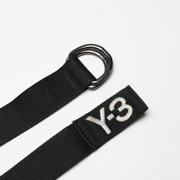 [XL] Y-3 요지야마모토 자수 더블링 벨트