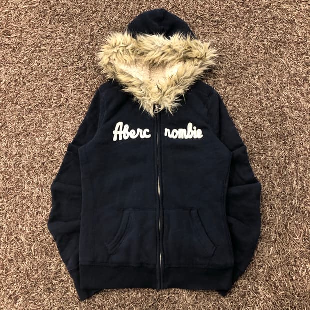아베크롬비 울프죠 퍼 후드집업