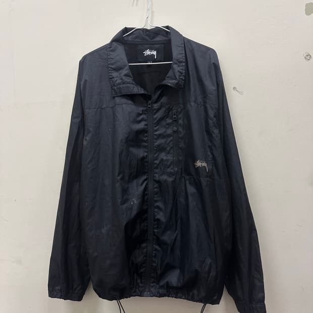 스투시 블랙 바람막이