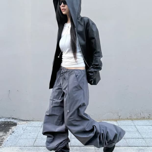 나체 후디 레더자켓 (1사이즈) 