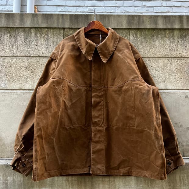 1950s FRENCH SNCF RAILWAY 50s 덕캔버스 워크자켓