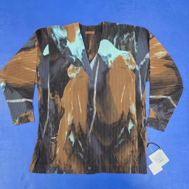 옴므플리세 agate 가디건