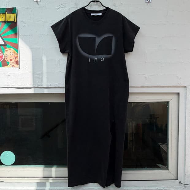 IRO 이로 DAKOLYSPE 그래픽 티셔츠 드레스 S