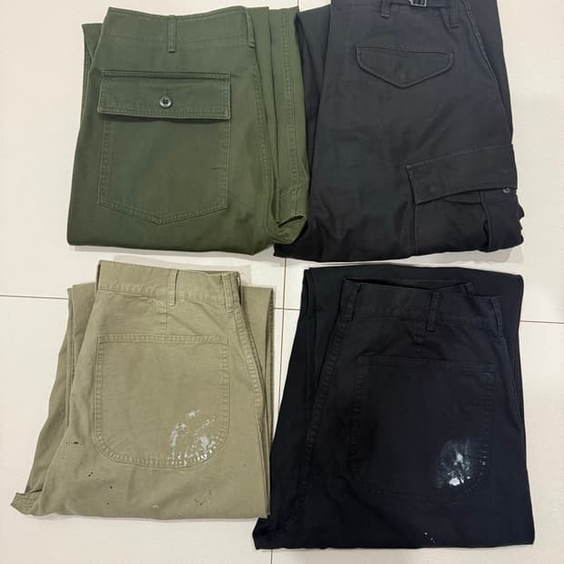 브라운야드 바지5종 판매합니다 