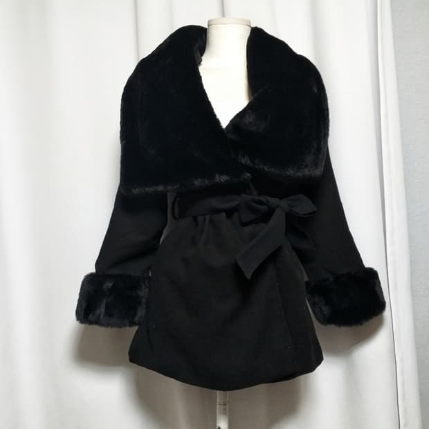 빈티지 퍼코트 대장 y2k자켓 그런지 핀터깔 오네갸루 긱시크 고스펑크