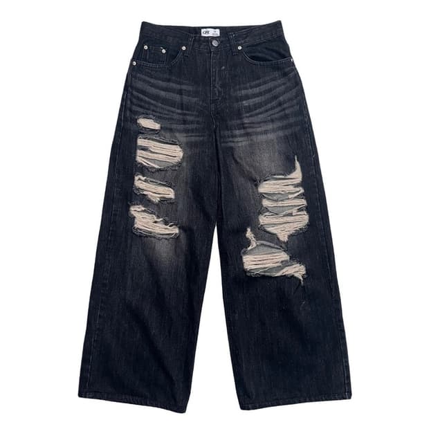 ROCKCAKE Faye Damage Jeans XS