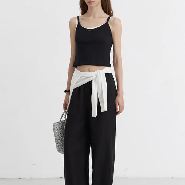 던스트 LINEN BANDING PANTS