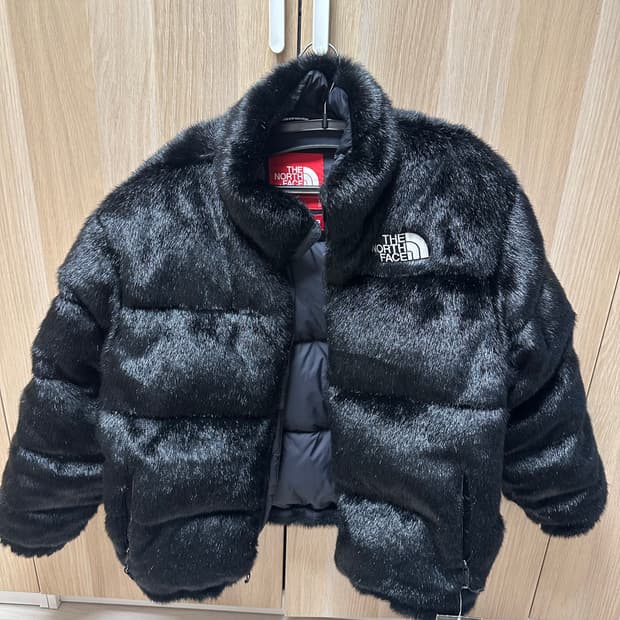 슈프림 x 노스페이스 눕시 퍼 패딩 라지 L