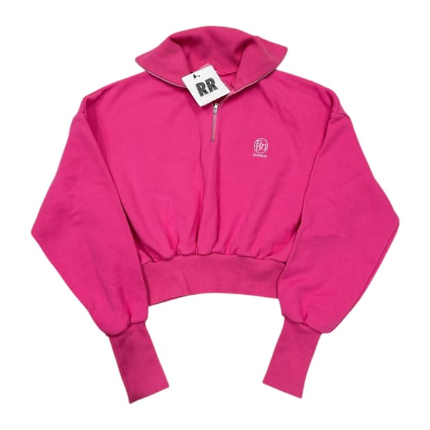 RONRON 론론 하프집업 반집업 맨투맨 핑크