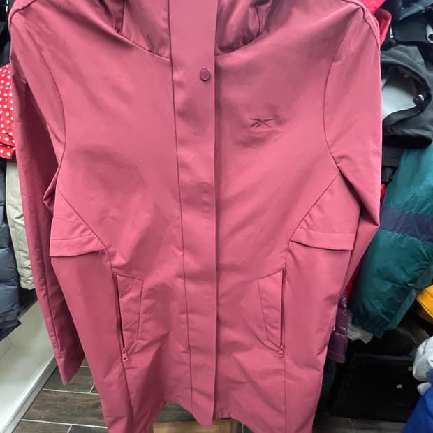 리복 후드 바람막이 버건디s거의새상품 