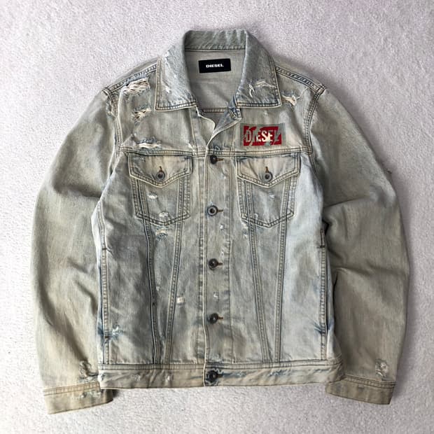 디젤 디스트로이드 데님자켓 