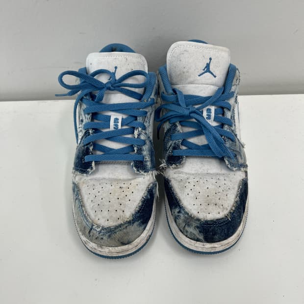 NIKE 나이키 에어 조던 1 로우 워시드 데님 245