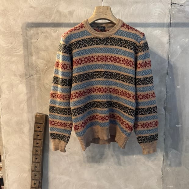 VTG 브리티시 페어아일 니트 100