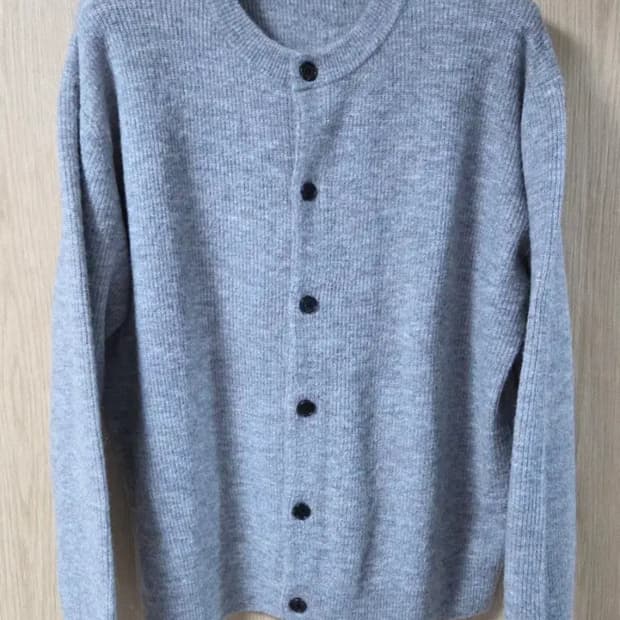 더니트컴퍼니 알파카 블렌드 가디건 L