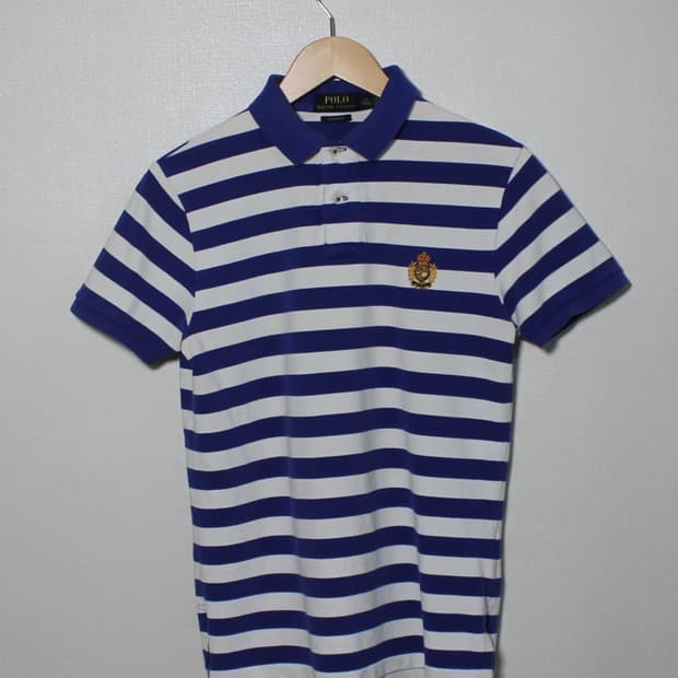 Polo 폴로 랄프로렌 스트라이프 크레스트 반팔