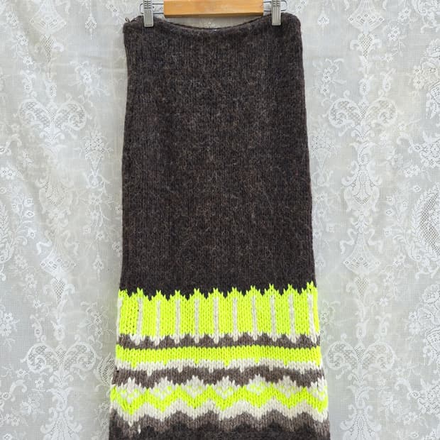 돌체엔가바나 울 니트 스커트 (made in italy)