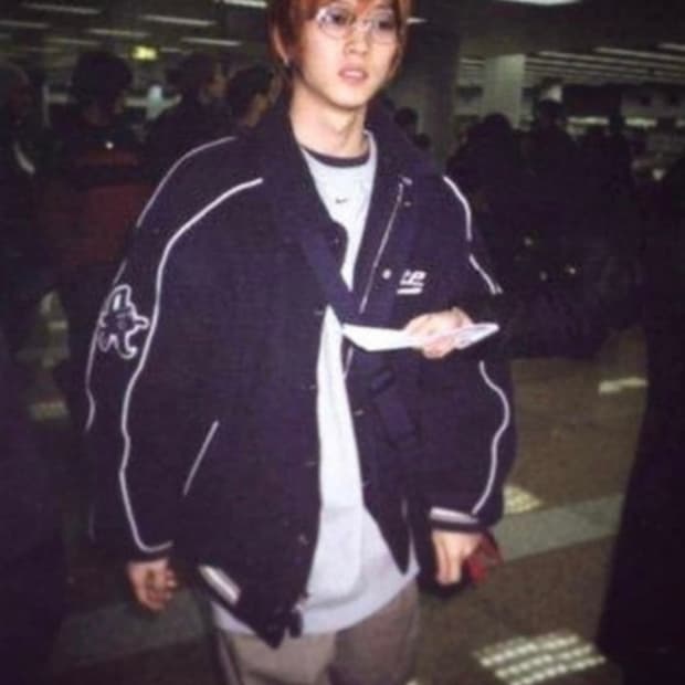 아비렉스X IXTF 콜라보 장우혁 바시티 자켓