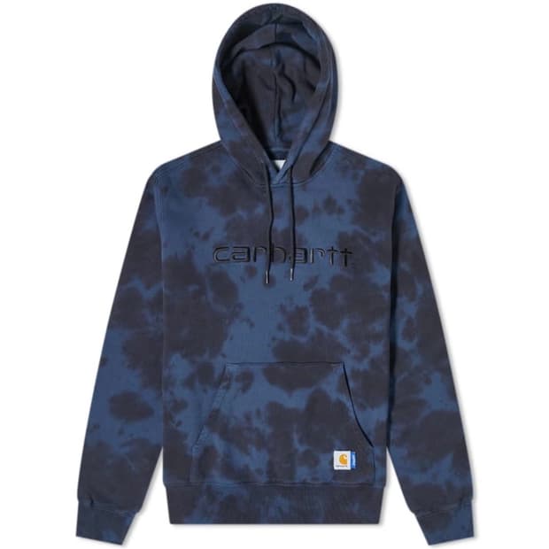 칼하트 WIP X SUPPLY TIE DYE LOGO HOODY