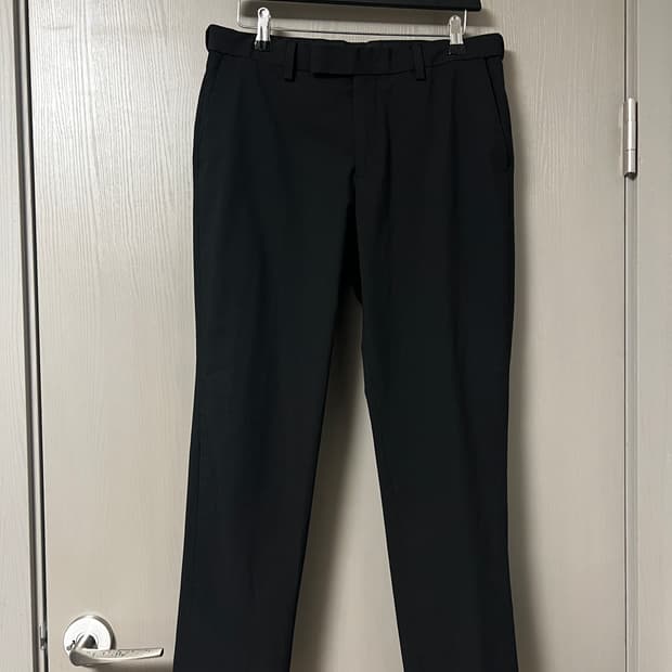 테이퍼드 히든 밴딩 슬랙스